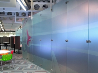 Freestanding Glass Wall Partition Gallery 3