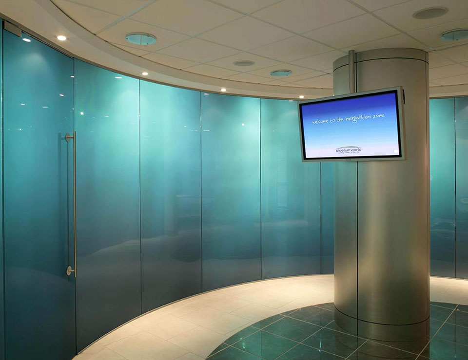 LCD Privacy Smart Glass Wall Partition Slider 2