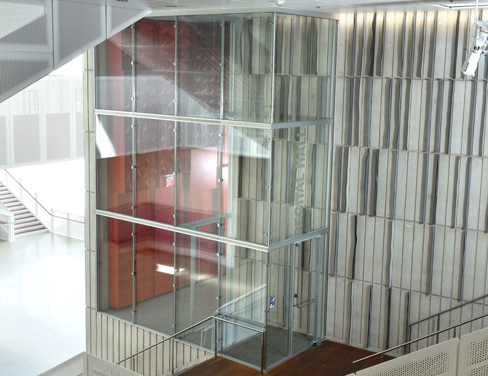Stacking Double Glazed Glass Partition
