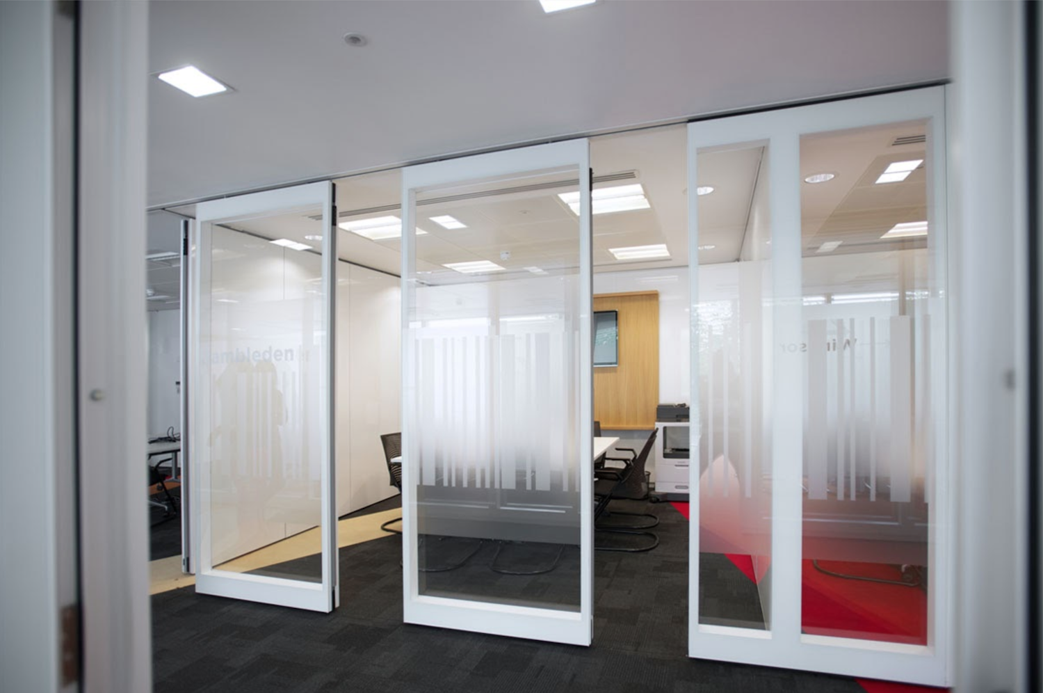 Installing an Automatic Door in a Conference Room